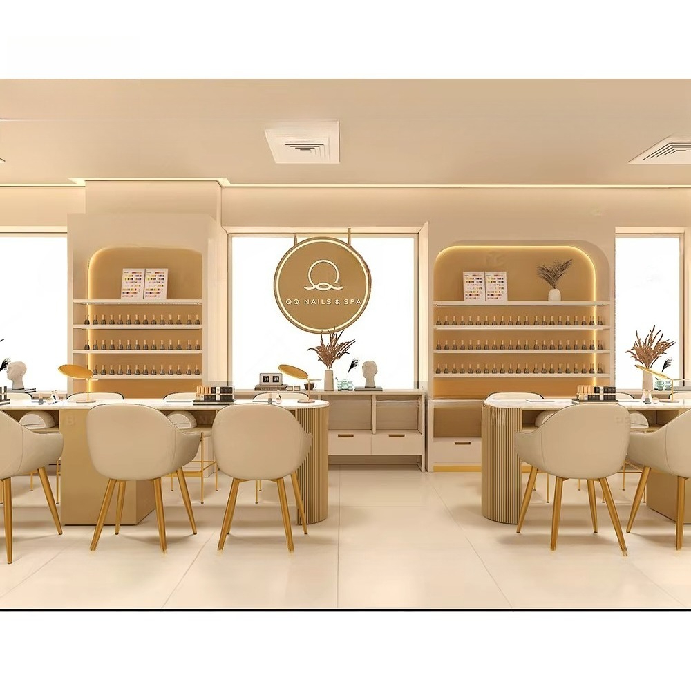 Interior Design Nail Salon - Tek Adresde Tırnak Sanatı Spa Salonu