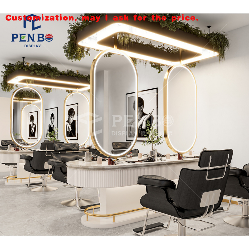 Interior Design Nail Salon - Penbo Lüks Berber Saç ve Tırnak