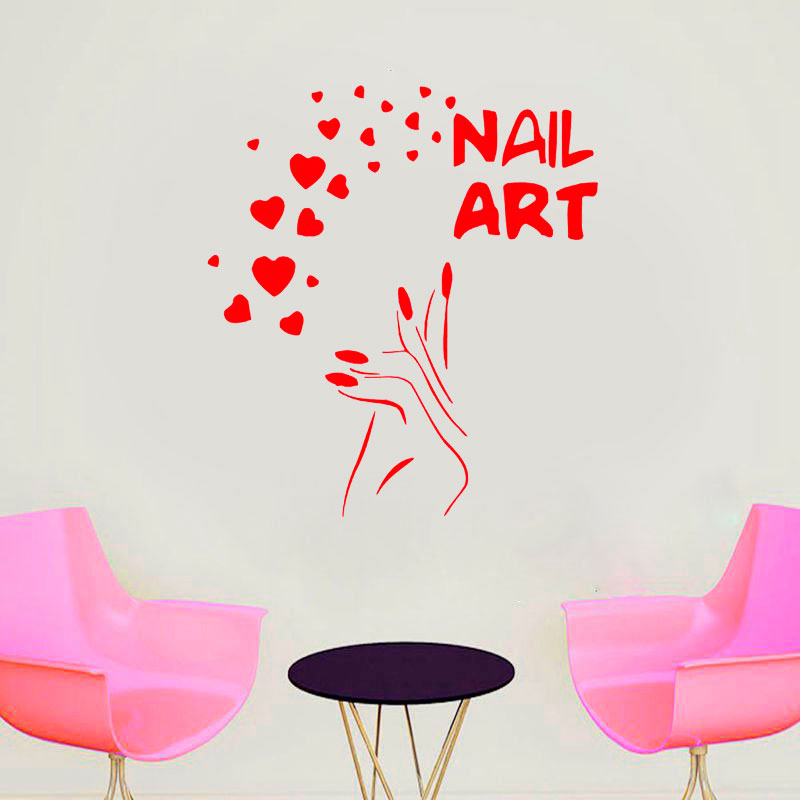 Çivi sanat pencere çıkartmalar - Interior Design Nail Salon incelemesi ve fiyatı