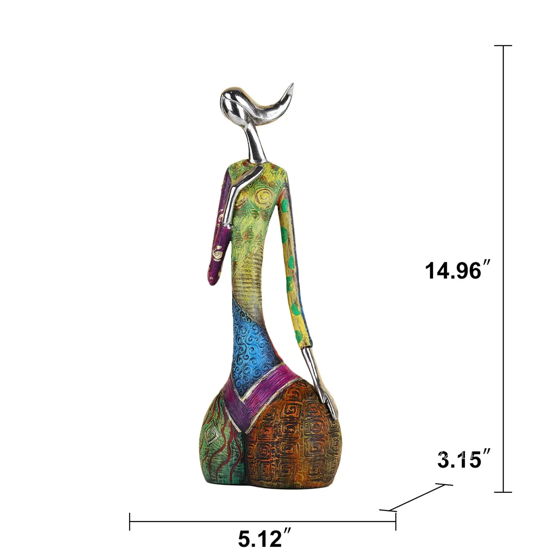 Boyama Kadın Reçine Heykeli Fi - Interior Design Drawing incelemesi ve fiyatı