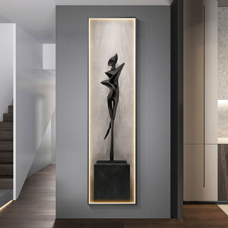 Modern Soyut Sanat İç Mekan Re - Interior Design Drawing incelemesi ve fiyatı