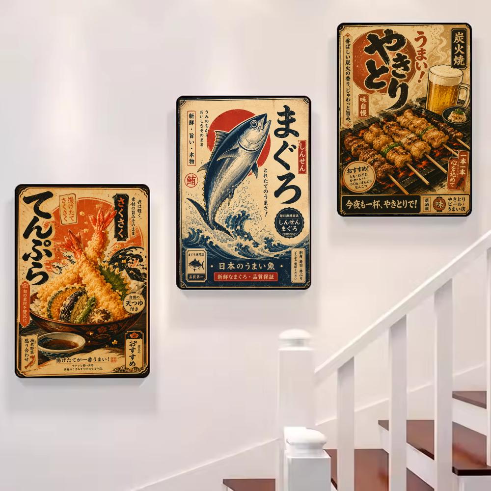 Vintage Japon Balık Suşi Lamia - Interior Design Drawing incelemesi ve fiyatı