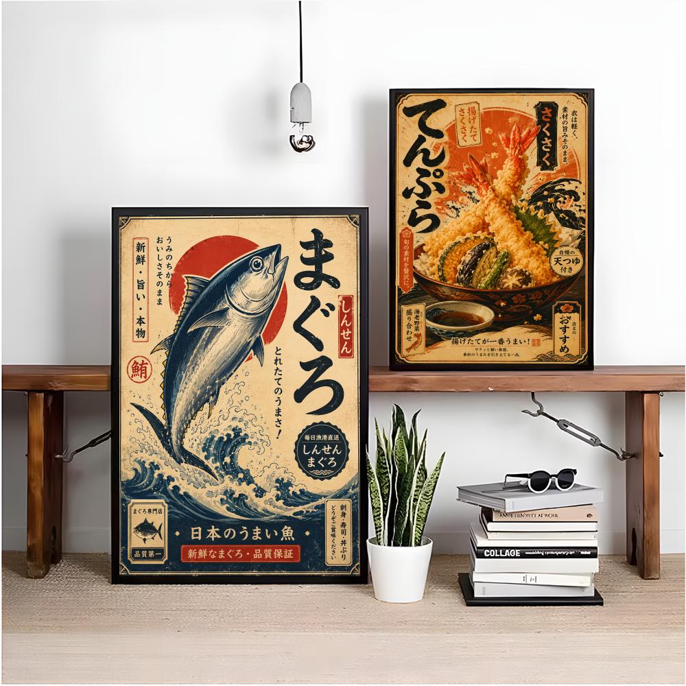 Vintage Japon Balık Suşi Lamia - Interior Design Drawing incelemesi ve fiyatı