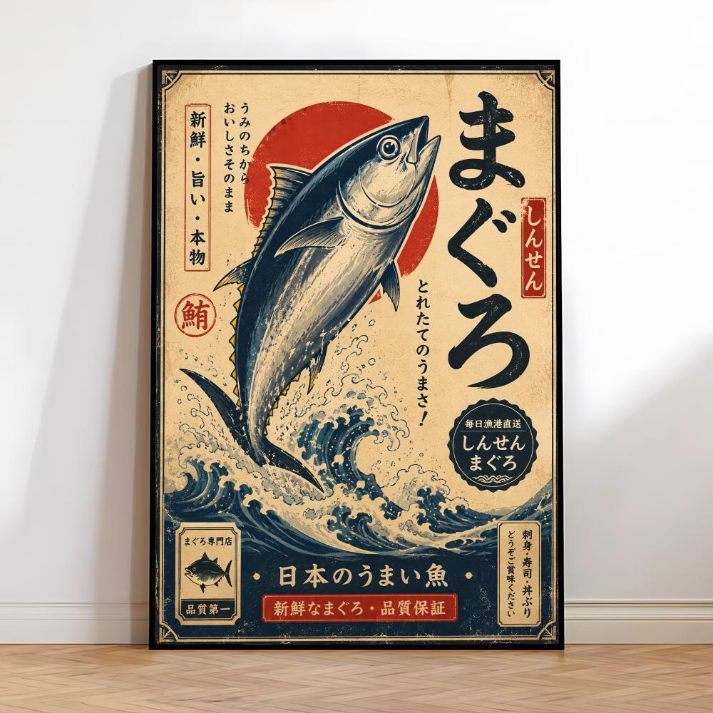 Vintage Japon Balık Suşi Lamia - Interior Design Drawing incelemesi ve fiyatı