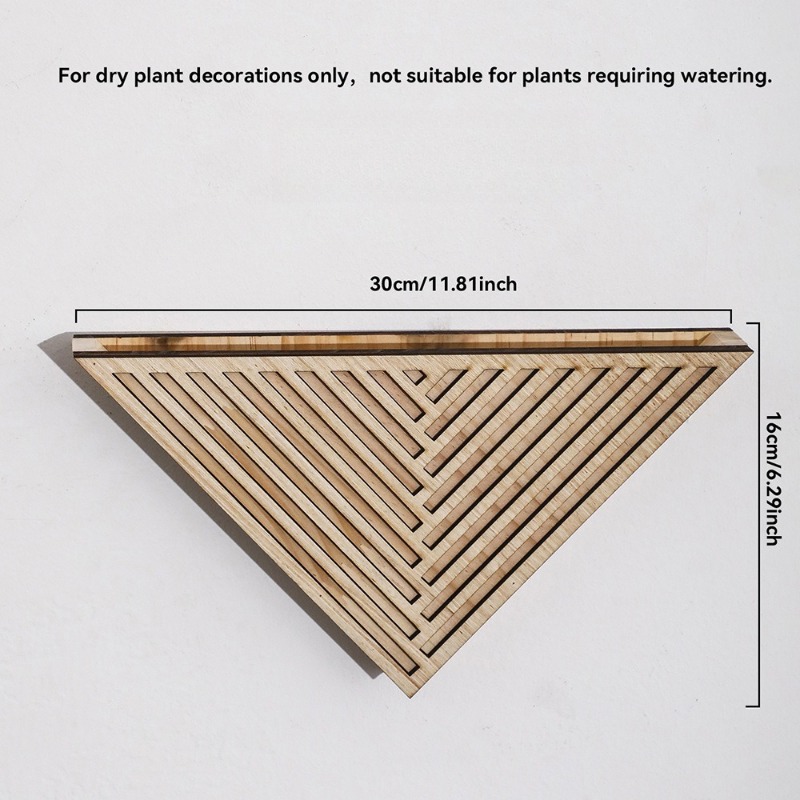 1 adet hafif ahşap geometrik ç - Geometric Shelf Triangle incelemesi ve fiyatı
